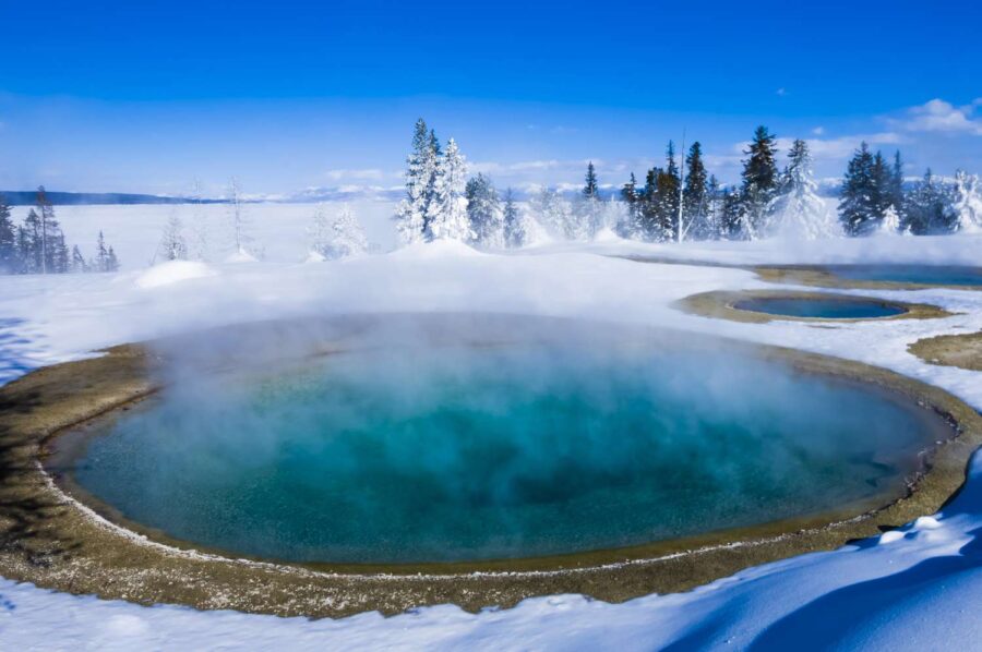 A hot spring in Yellowstone national park.
Photo Credits - GettyImages