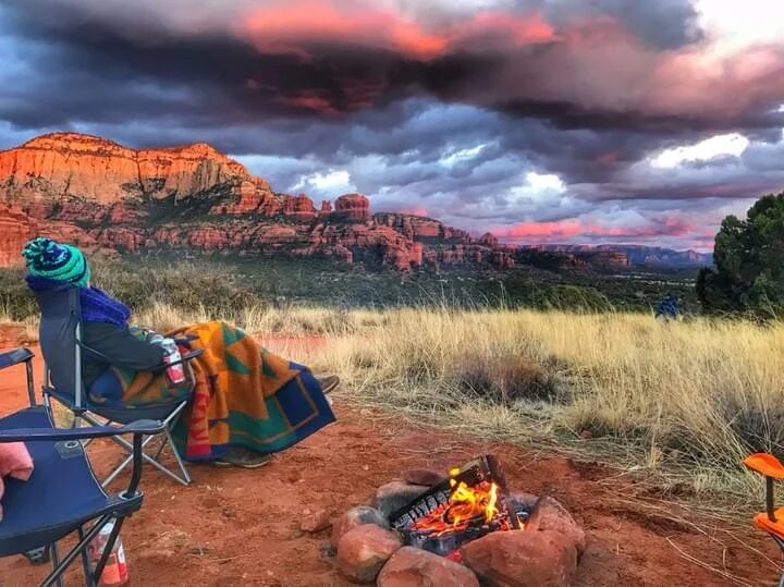 A view from a camping site, Grand Canyon National Park.