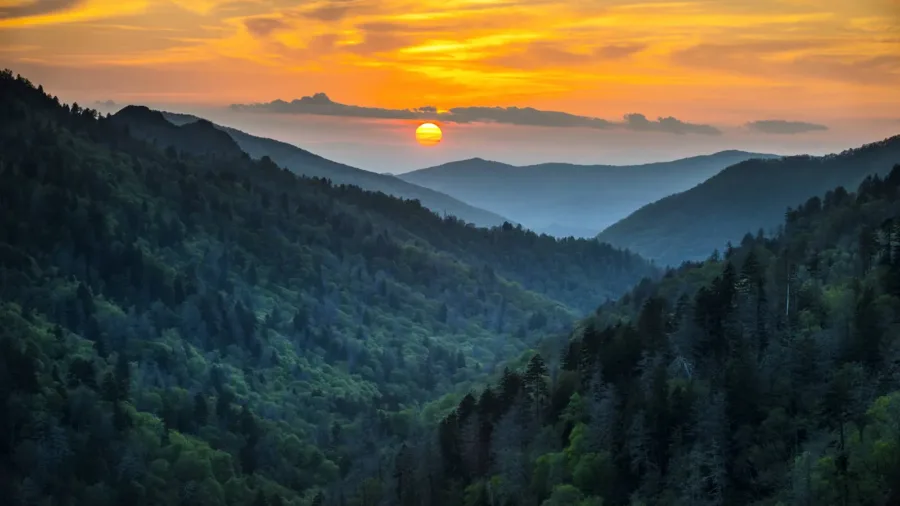 A picture taken at Great smoky mountains