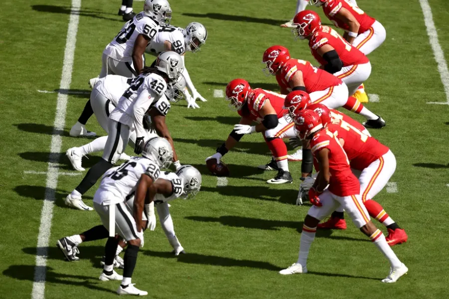 An image from the Chiefs match. (Photo by Jamie Squire/Getty Images)